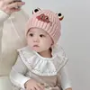 Gorro de Bebé Otoño e Invierno Gorro de Lana para Bebé Dibujos Animados Niño Gorro Tejido Protección para Orejas de Bebé Cálido Cortavientos Invierno
