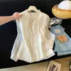 Elegante camisa de mujer con volantes y manga larga, nueva camisa de nicho de otoño 2026, top holgado y dulce