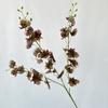 Nueva flor artificial transfronteriza: orquídea danzante de tres tenedores, flores decorativas para bodas, hoteles, accesorios de fotografía, arreglos florales para el hogar, flores artificiales.