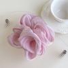 Corea del Sur Suave Elegante Brillante Perlado Hilo Anillo para el Cabello Intestino Grueso Flor de Cabeza Grande a la Moda Cuerda para el Cabello Accesorios para el Cabello Nuevo