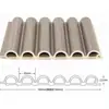 Tablero Rejilla de Fibra de Bambú WPC 150 Pequeño Fondo de Muro Gran Muralla Techo Ecológico de Madera Tablero Rejilla de Protección de Pared Madera-Plástico
