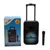 Microfone com Fio para Karaoke de Comércio Exterior Bt-2081 Alto-falante Bluetooth Sem Fio de 8 polegadas Portátil para Exterior Grande