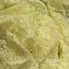 Cor sólida renda sem elasticidade vazada flor solúvel em água vestido top vestuário tecido de renda pano atacado