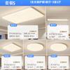 Lámpara de Techo Ultrafina Estilo Crema Rectangular Luz Principal para Sala de Estar Moderna Minimalista Dormitorio Habitación LED Espectro Completo Protección Ocular