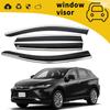 Adequado para 14-22 Toyota Harrier Defletor de Chuva para Porta de Carro Sobrancelha de Chuva para Janela de Carro Decoração de Modificação de Defletor de Chuva