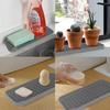 Xyt Bandeja de Drenagem de Silicone Tapete de Armazenamento Multifuncional Porta-copos Retangular Bandeja de Armazenamento para Utensílios de Cozinha Bandeja de Armazenamento para Frutas e Vegetais