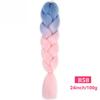 Xuchang en stock, trenza de doble color, trenza jumbo, peluca africana, trenza sucia, trenza degradada, cabello, venta al por mayor