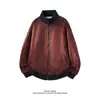 Sudadera con capucha de retazos de bloques de color a cuadros retro de dos rayas para hombre, nueva de primavera y otoño, juvenil, con cuello alto, chaqueta casual de moda, prenda de abrigo