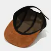 Gorra de camuflaje cuerpo imitación gamuza visera gorra de cinco paneles ropa de trabajo americana visera plana gorra de skate para hombres y mujeres calle hip-hop gorra de béisbol