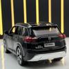 Modelo de coche dorado Zhongyuan Xing 1:32 Nissan Qijun vehículo todoterreno Huili coche de juguete modelo musical adornos caja de polvo