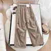 Pantalones Forrados de Polar para Mujer, Cálidos, Casuales, Largos/Pantalones de Pierna Ancha con Cintura Elástica, Corte Holgado, Versátiles 10768