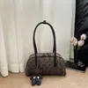 Bolsa de ombro poá para mulheres, nova coleção outono/inverno 2026, moderna, estilosa e sofisticada, perfeita para o dia a dia