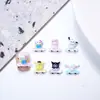 Nuevos Accesorios para Uñas de Arte de Skateboard con Dibujos Animados de Sanrio, Lindas Decoraciones de Uñas 3D Portátiles de Kuromi, Pequeños Accesorios de Kt Cat