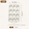 Molde para hornear de silicona tipo puff para uso doméstico, forma redonda con múltiples orificios y marco metálico, molde para hornear de grado alimenticio, específico para horno