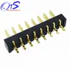 Suporte de bateria tipo blade macho Assento 3~12p banhado a ouro plugue reto 180 graus suporte de bateria de notebook cabeça macho Espaçamento de 2,5