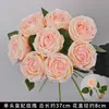 Nova Rosa Pétala Dobrada Flor Rosa Decoração de Salão de Casamento Teto Decoração Suave Buquês de Flores Cenário de Vitrine Arte Floral