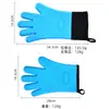 Guantes de Silicona Antiescaldaduras con Logo Personalizado, Guantes Domésticos Acolchados de Cinco Dedos para Barbacoa y Horneado, Guantes de Cocina para Horno con Aislamiento Térmico