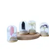 Árvore de Cristal Natural Transfronteiriça, Flor Eterna, Cobertura de Vidro, Árvore da Fortuna de Cristal, Pilar de Cristal, Aglomerado de Cristal, Enfeites de Decoração para Casa