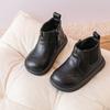 Botas Martins de caña media para niñas 2025 Nuevas llegadas de primavera y otoño Botines cortos para niñas pequeñas Zapatos para niños pequeños Suela blanda Botas de cuero para niños