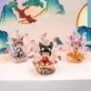 Tendencia China Sabiduría Antigua Caja Sorpresa de Hadas Serie Zorro de Nueve Colas Figura de Juguete de Moda Manualidad para Estudiantes Regalo Decoración de Escritorio