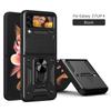 Adecuado para Samsung z flip4 army shunjia ventana deslizante lente carcasa de teléfono móvil z fol4 carcasa de teléfono móvil nueva pantalla plegable
