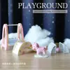 Juguetes de casa de juegos de mini muebles transfronterizos, escena en miniatura, cocina pequeña, casa de muñecas, sala de estar, decoración de escritorio, modelo