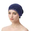 Touca Exclusiva Transfronteiriça Amazon Shein de Algodão Modal com Renda Moda Versátil Headwrap Gorro de Tricô de Nicho