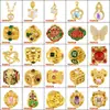 Colgante de cobre microincrustado cuentas de aceite de oro antiguo cuentas de transferencia diy con cuentas accesorios huecos fábrica de cuentas al por mayor
