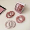 Cordinha de Telefone Ins de Celebridade da Internet para Mulheres, Elástico de Cabelo Simples de Verão, Elástico de Cabelo Sem Costura de Novo Estilo, Acessórios de Cabelo Atacado