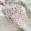 Yitu Pegatinas para Uñas Francesas de Encaje Plano con Patrón de Hormiga Estilo Dulce Puro Deseo Simple Decorativas Yt6230