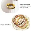 Listos para enviar, pulseras tubulares clásicas pintadas en negro, blanco y marrón, 10 piezas por paquete, Pulseras Jelly, versátiles para ventas transfronterizas