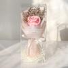Flor de Rosa Simulada Flor de Jabón Caja de Regalo Individual para Cumpleaños y San Valentín, Regalo para Niñas, Ramo de Flores Secas Regalo, Flor Simulada