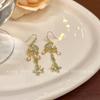 Aretes de Mariposa Estilo Bosque Atrapasueños para Mujer, Nuevo Diseño de Nicho Verano 2025, Aretes de Alta Gama