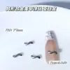 Joyería para Uñas de Aleación de Forma Nueva Transfronteriza Irregular Estampado en Caliente Patrón de Colina Curva Decoración de Uñas con Forma de Serpiente Venta al por Mayor