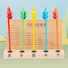 Cálculo Matemático Montessori para Crianças, Ábaco de Cálculo, Artefato de Adição e Subtração, Aritmética, Jardim de Infância, Alunos da Primeira Série do Ensino Fundamental, Material Didático de Iluminação