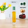 Garrafa de óleo de vidro de nogueira branco cristal 500ml, garrafa de óleo de camélia 750ml, garrafa de óleo de vidro dispensadora de azeite e óleo de perila