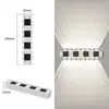 Lâmpada solar do jardim ao ar livre Lâmpada de parede doméstica Layout decorativo Cerca Lavagem Parede Novo Estilo Para cima e para baixo Luminous Atmosphere Wall Lamp