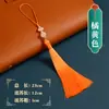 Franjas com Borlas 12cm de Comprimento Pingente de Chapéu de Nuvens Auspiciosas Borlas Estilo Antigo Hanfu Qipao Botões de Pressão Decoração de Carro Pingente de Instrumento Musical