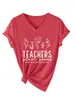 Professores Plantam Sementes Amazon Wish Site Independente Camiseta Feminina Elegante e Moderna com Decote V e Manga Curta