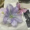 Chapeuzinho Vermelho Explosões Atmosfera Flor de Lírio Grampo de Cabelo Lado Presilha Bico de Pato Avançado Super Fada Adereço de Cabeça Acessórios de Cabelo Presilha