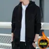 Sudadera con Cierre Cardigan para Hombre Primavera y Otoño 2024 Nueva Sudadera con Capucha y Cremallera Juventud Pareja Talla Grande Chaqueta con Capucha Chaqueta