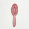 Fornecimento Direto da Fábrica Moldagem por Injeção Integrada Oval Colmeia Pente Liso para Cabelo Uso Úmido e Seco Sem Nós Pente Doméstico para Modelar o Cabelo
