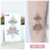 Nuevo Adhesivo de Tatuaje Temporal Pequeño y Fresco de Mariposa Impermeable Retro Blanco y Negro Distintivo Adhesivo de Tatuaje Tatuaje Temporal Adhesivo para Mano