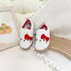 Nuevos Zapatos de Lona Slip-On de Marca K para Niños de Exportación Japonesa, Tenis Suaves de Suela Blanda para Niñas de Primavera y Otoño