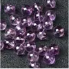 Pulsera de cristal tejida con cuentas de amatista boliviana natural al por mayor accesorios de joyería cuentas sueltas