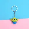 Chaveiro Criativo Desenho Animado Buzz Toy Story Três Olhos Estranho Urso Morango Acessórios para Bolsa Roupas