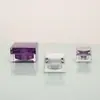 Ponto 5G quadrado plástico transparente creme frasco cosmético pequeno amostra frasco de creme para os olhos portátil viagem conjunto sub-frascado