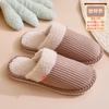 Pantuflas de Algodón con Suela Gruesa para Mujer, Pantuflas Calientes y Antideslizantes para el Hogar, Pantuflas de Otoño e Invierno para Hombre, Maternidad, Zapatos de Maternidad con Cubierta para el Talón y Suelas Gruesas