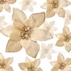 Folhas de Natal, Folha de Ouro, Folhas Persas, Acessórios de Flores de Natal, Folhas de Oliveira, Flores Plásticas, Flores de Natal, Galhos de Natal