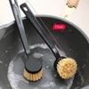 Japão AISEN escova pote artefato escova de alça longa não é fácil de obter óleo não machuca a escova de lavar panela escova de limpeza de cozinha escova